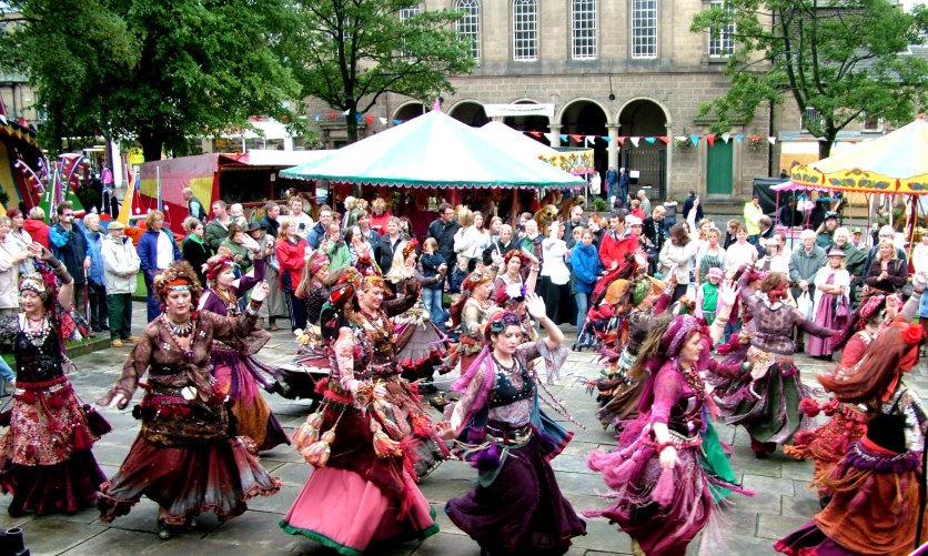 Tribal Belly Dance at the Victorian Fair in Glossop