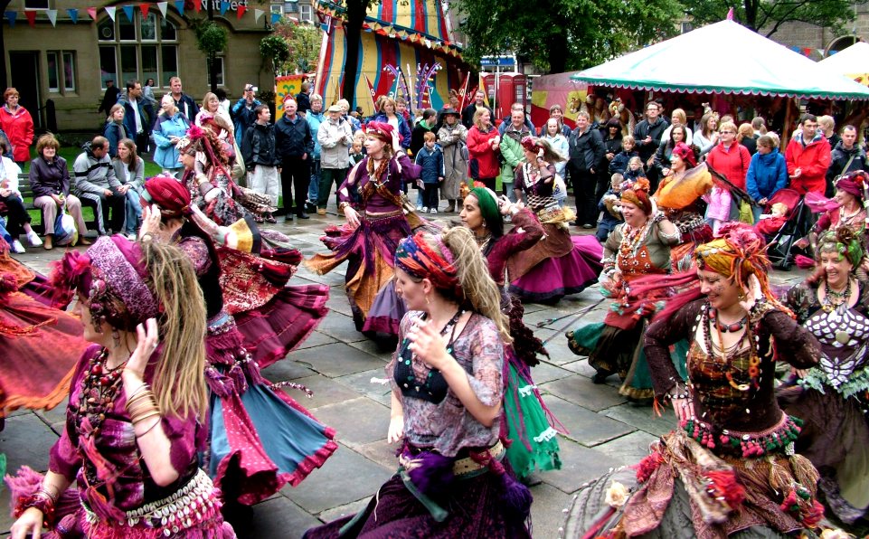 Tribal Belly Dance at the Victorian Fair in Glossop