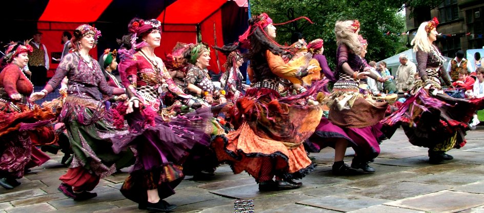 Tribal Belly Dance at the Victorian Fair in Glossop