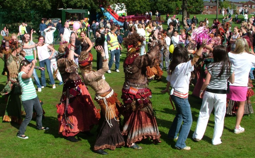 Tribal Belly Dance at the Salford Bank Holiday Festival