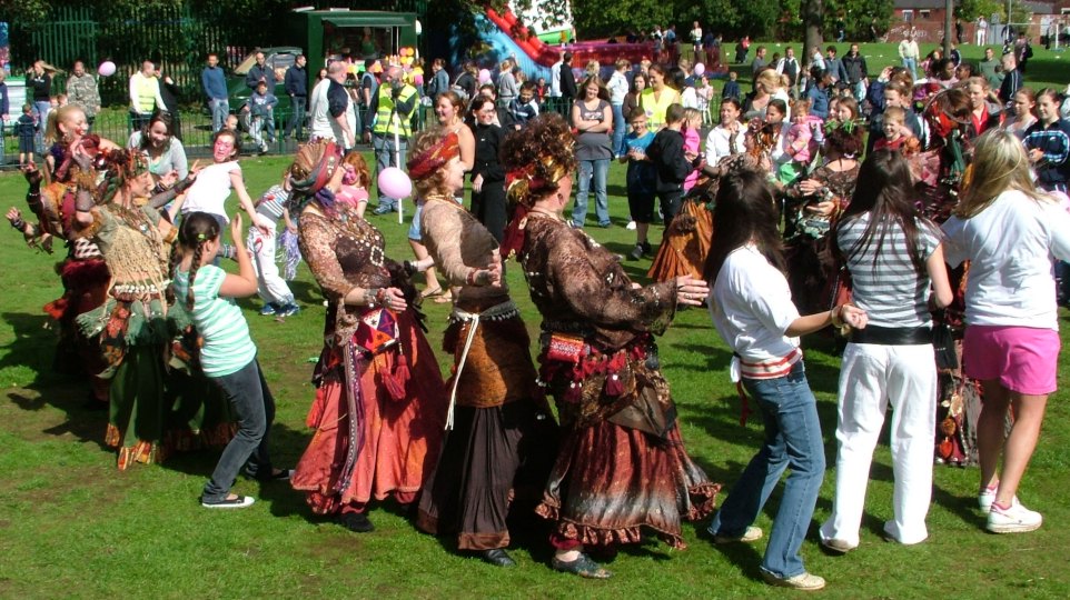 Tribal Belly Dance at the Salford Bank Holiday Festival