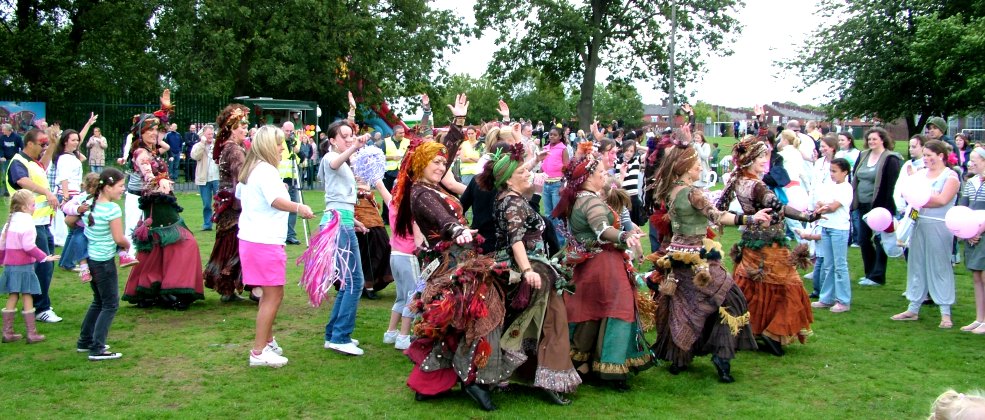 Tribal Belly Dance at the Salford Bank Holiday Festival