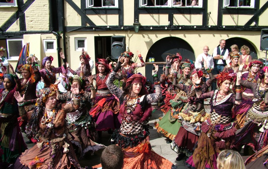 Tribal Belly Dance at the Shrewsbury Folk Festival